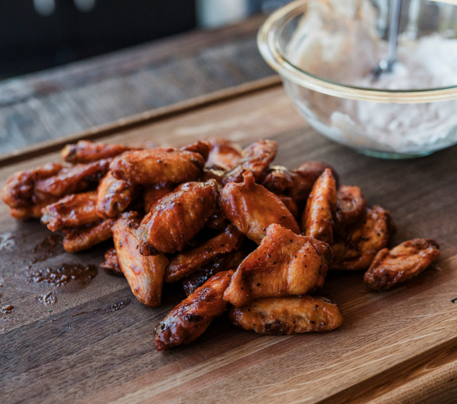 Smoked Bloody Mary Chicken Wings with Horseradish Dill Dip

  
- Masterbuilt