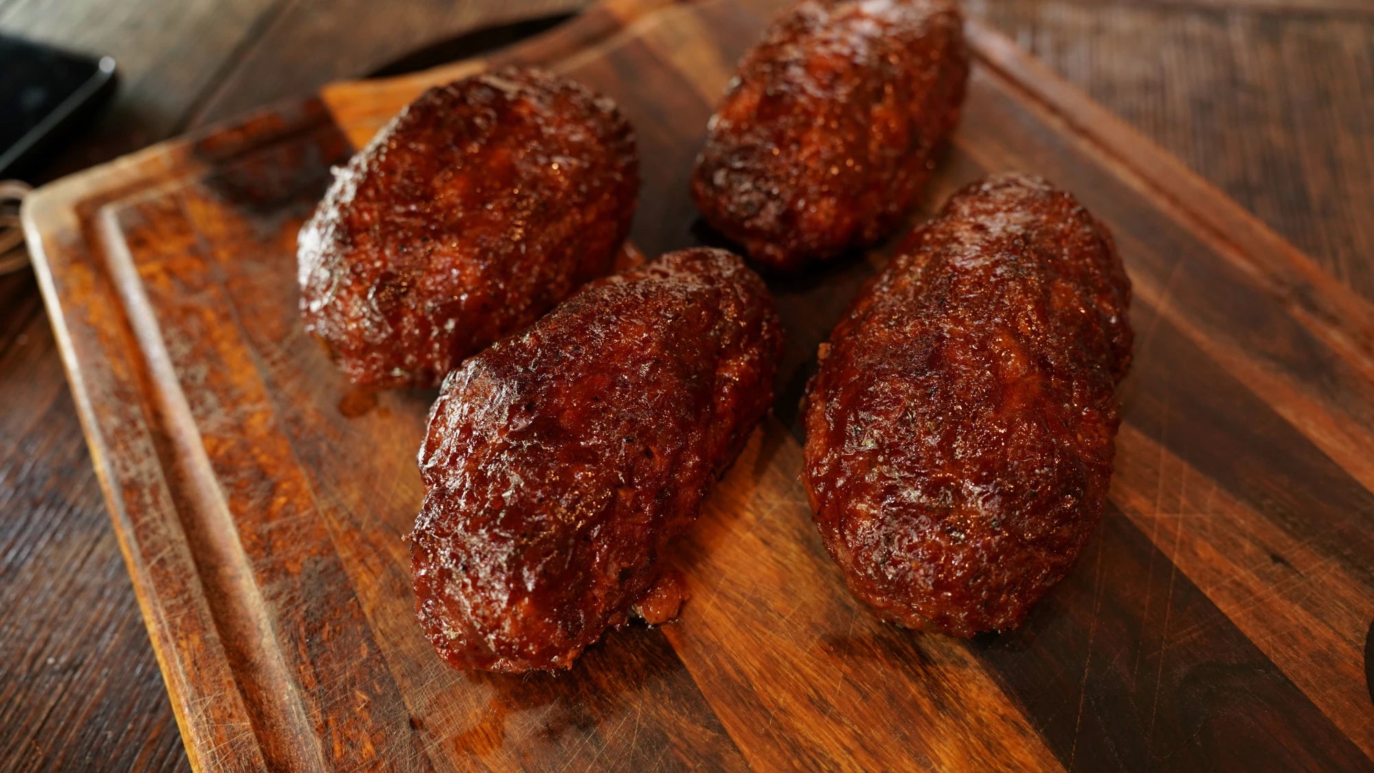 Smoked BBQ Meatloaf Minis - Masterbuilt