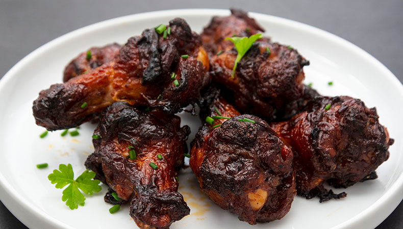 Smoked Burnt End Sweet BBQ Wings
