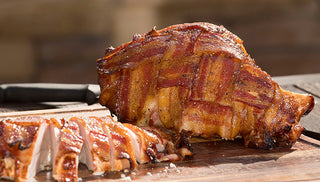 Smoked Bacon Wrapped Turkey Breast