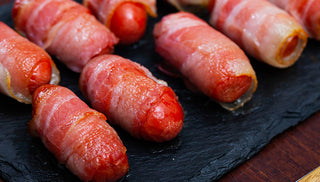 Smoked Bacon Wrapped Sausages