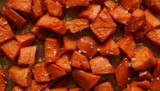 Spiced Sweet Potatoes with Ginger and Pears