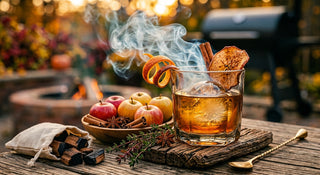 Smoked Apple Cider Old Fashioned