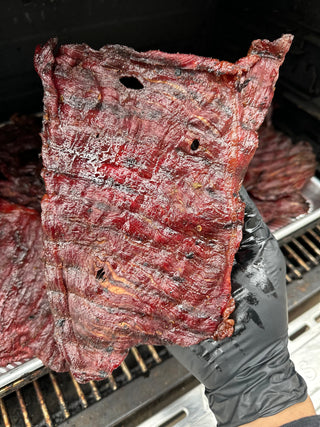 Boricua Bunny Smoked Beef Jerky on the XT