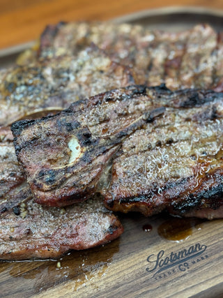 Bourbon Marinated Pork Steaks