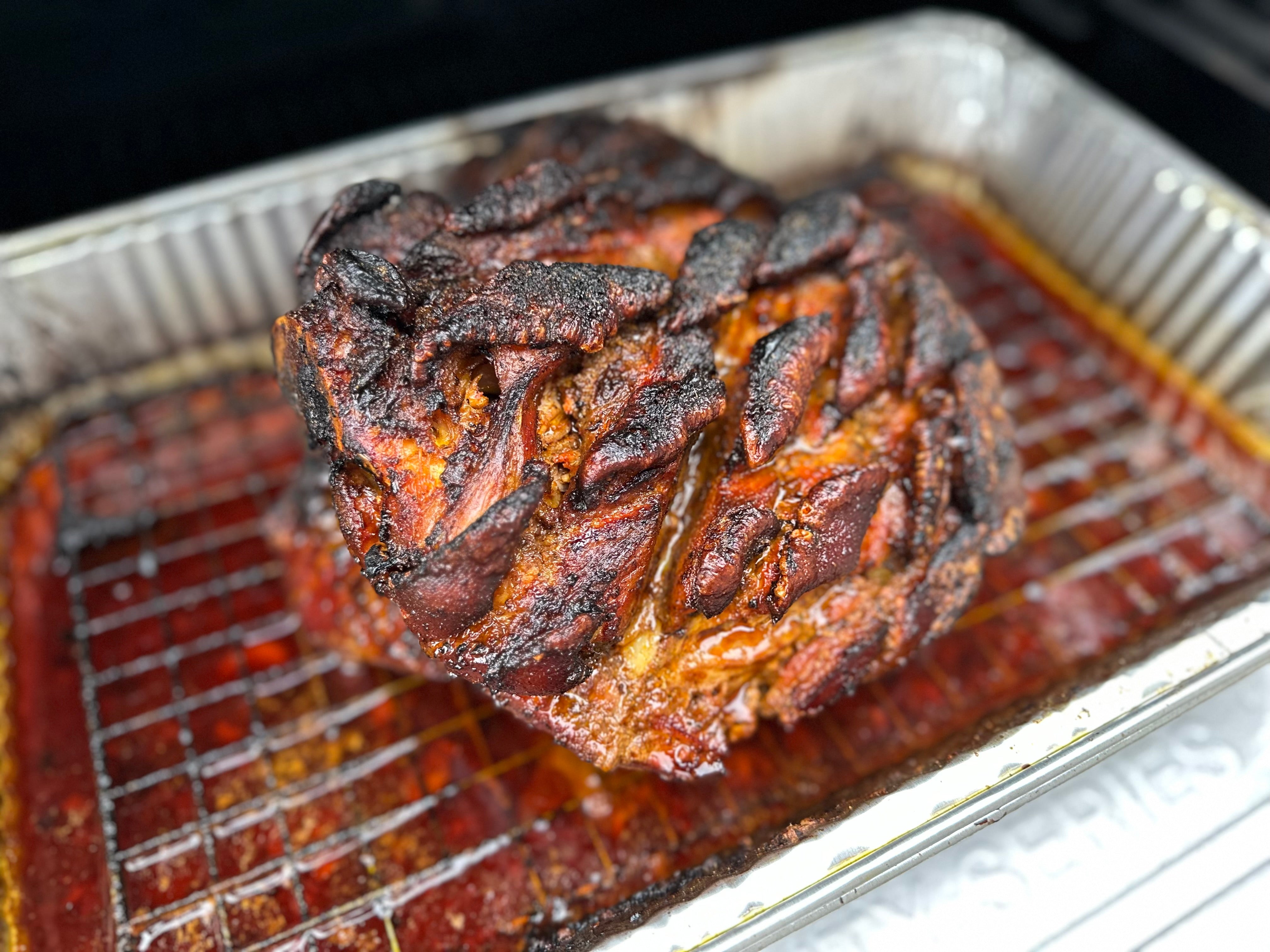 Roasted Puerto Rican Pernil - Masterbuilt