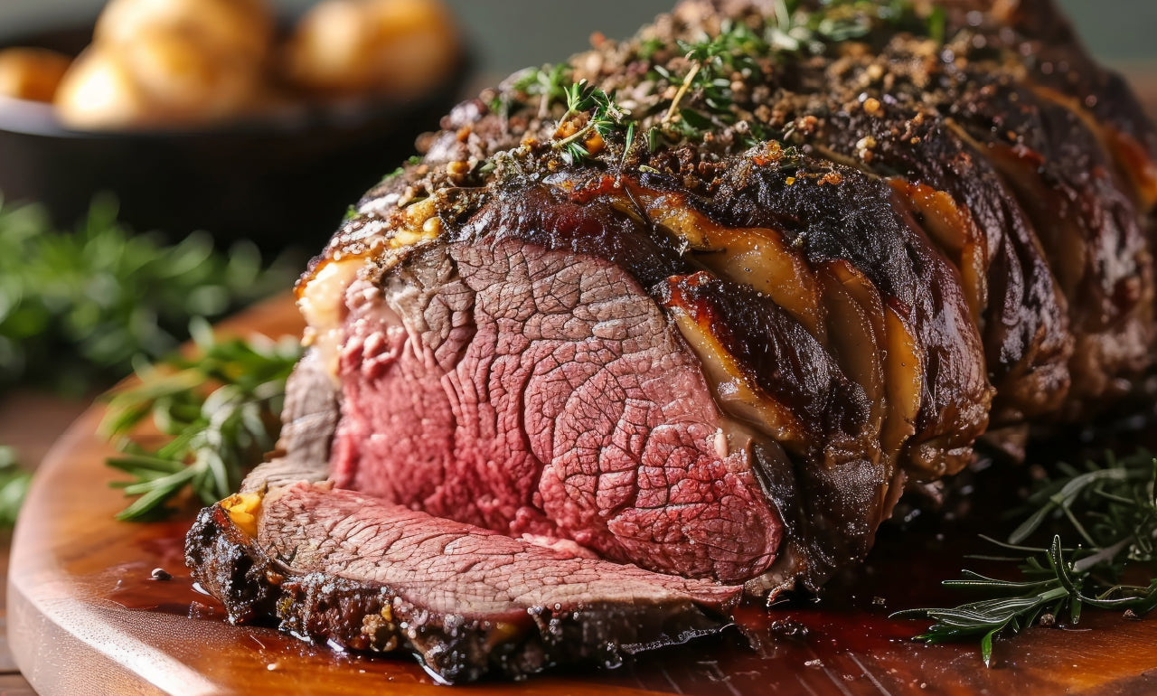 Herb-Crusted Prime Rib - Masterbuilt