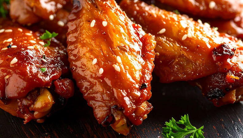 Spicy Honey Garlic Wings