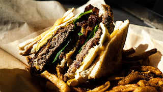 Memorial Day Onion Jam Bacon Cheeseburger