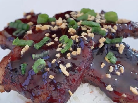 Cali Cherry Chili Pork Belly (Smoked, Glazed & Crispy)