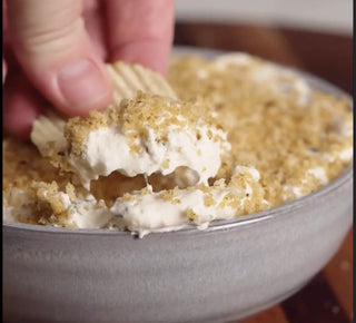 Smoked Buffalo Fried Pickle Dip