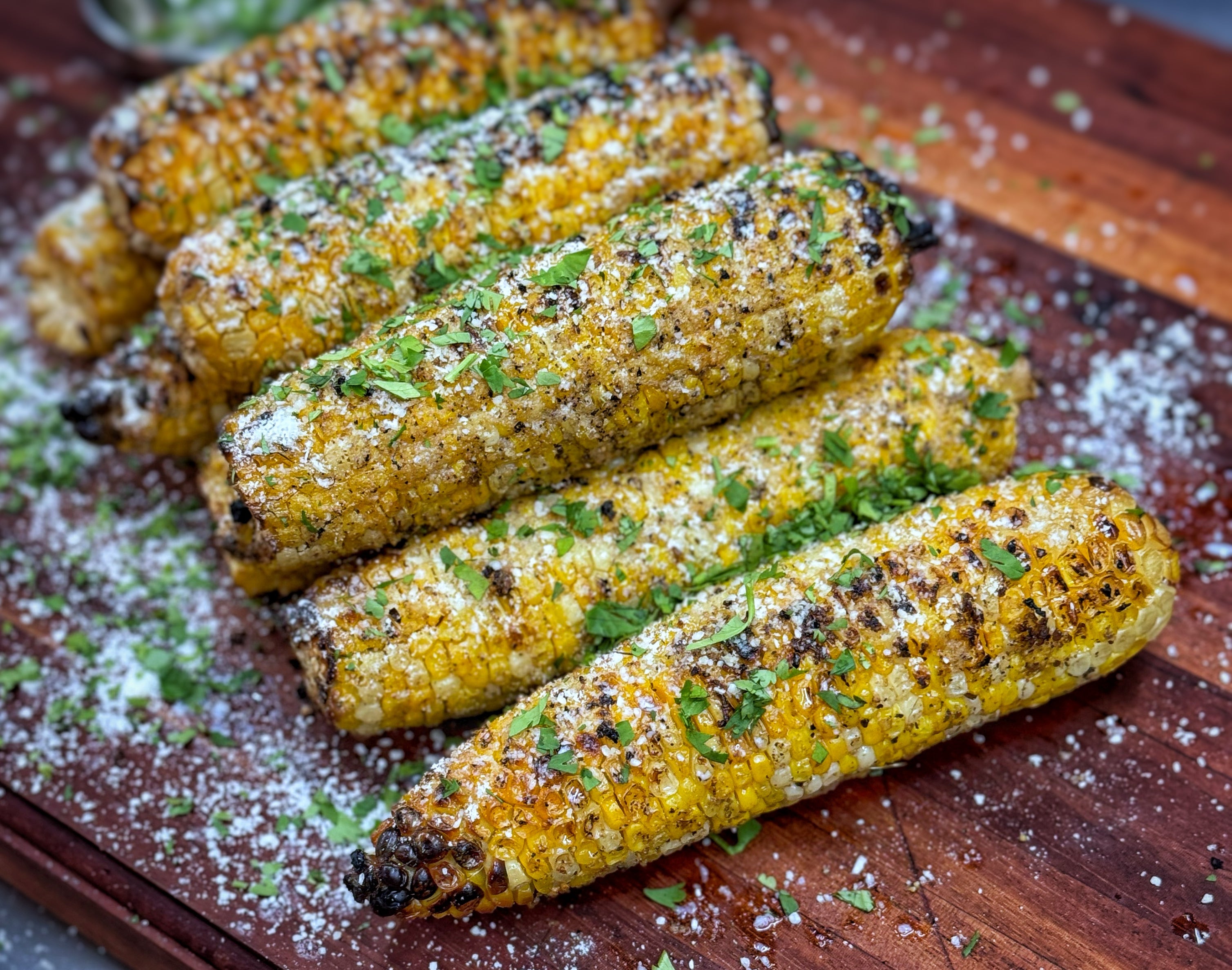 Simple Grilled Street Corn Masterbuilt