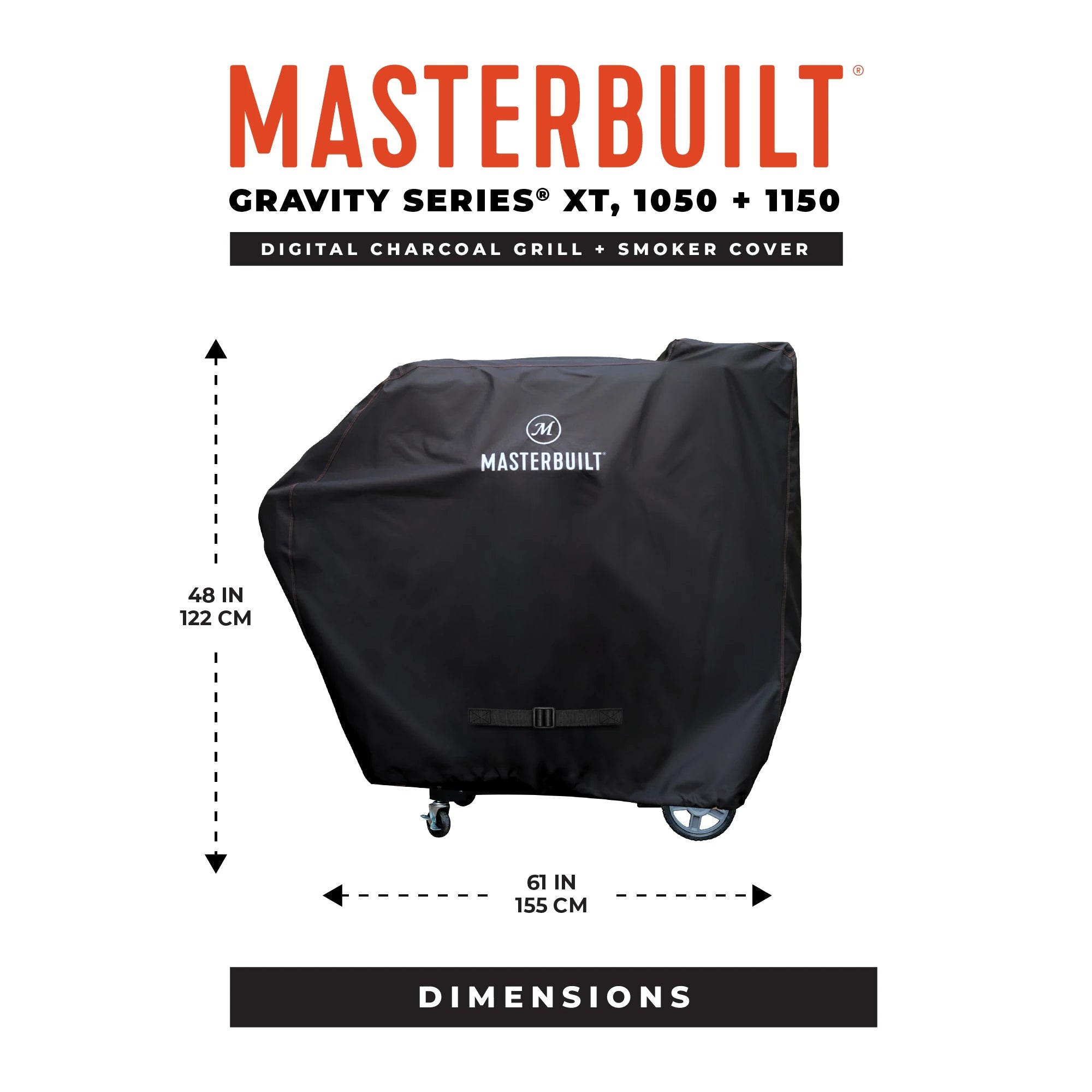 Masterbuilt Charcoal Grill and Smoker Cover - Thumbnail 5