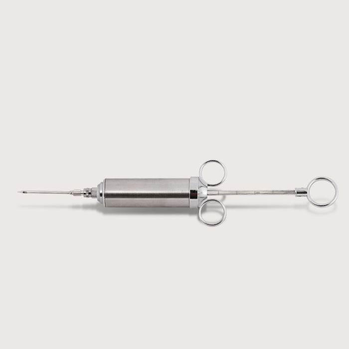 Two ounce stainless steel marinade injector