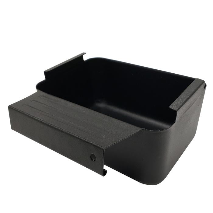 Rectangular grease tray handle and rack slides