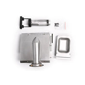 Wood chip side loader, housing, wood chip pan and screws